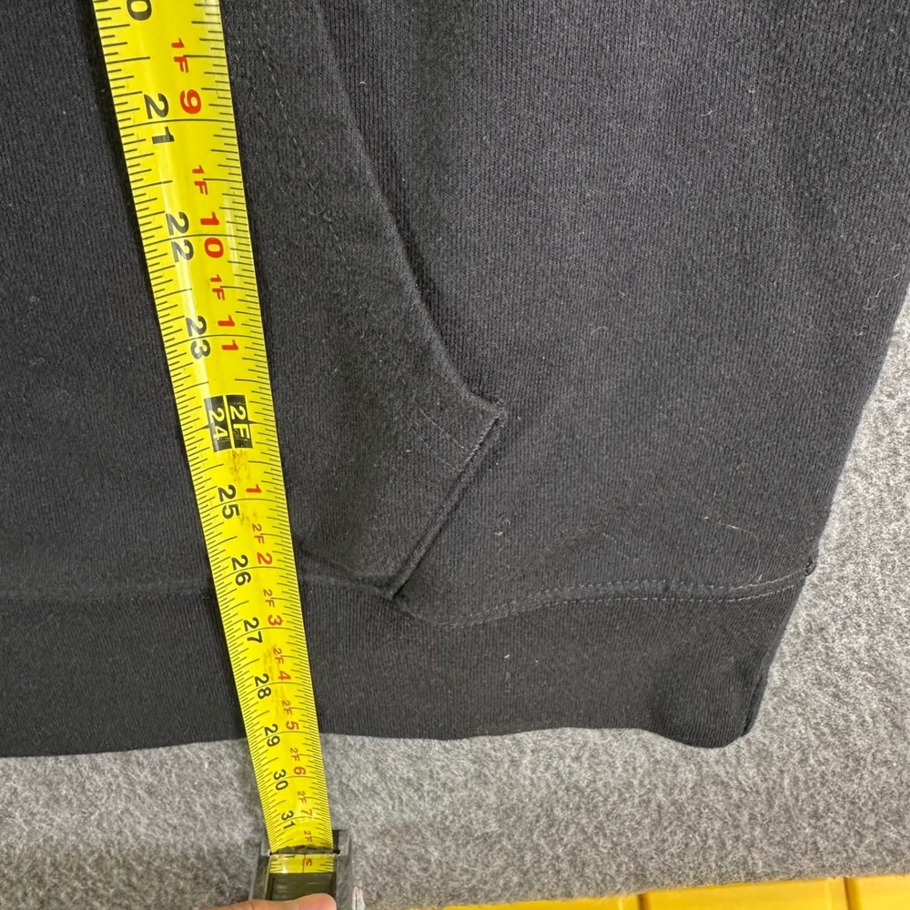 True Religion Hoodie Men's Large Black Flaming Dollar Sign Graphic Pullover - Picture 6 of 6
